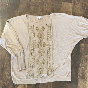 Billowy Studded Sweater